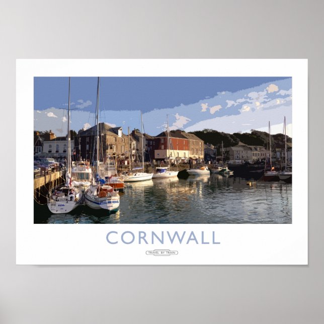 Poster du chemin de fer Cornwall (Devant)