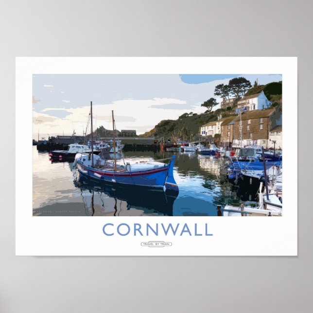 Poster du chemin de fer Cornwall (Devant)
