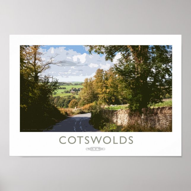 Poster du Chemin de fer Cotswolds (Devant)