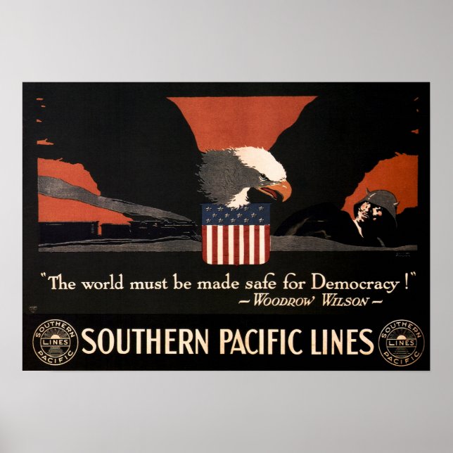 Poster du Chemin de fer de guerre américain Southe (Devant)
