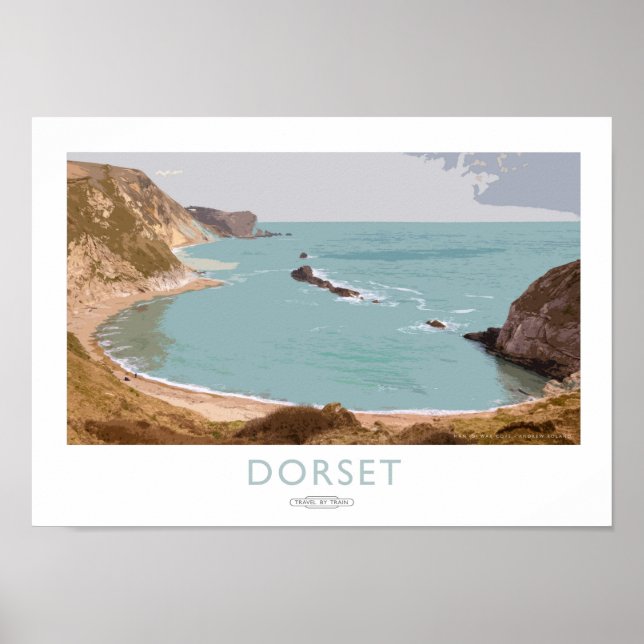 Poster du chemin de fer Dorset (Devant)