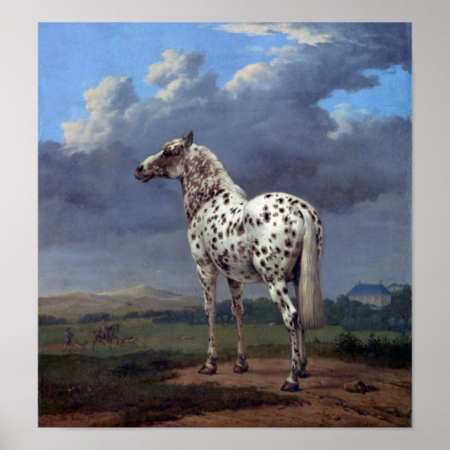 Poster du cheval vintage (Devant)