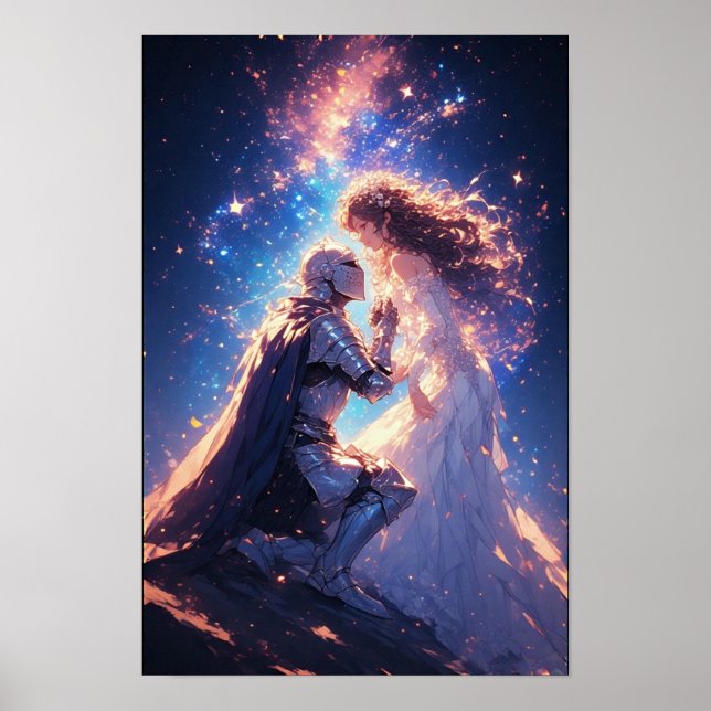 Poster du chevalier et de la princesse Imaginaire (Devant)