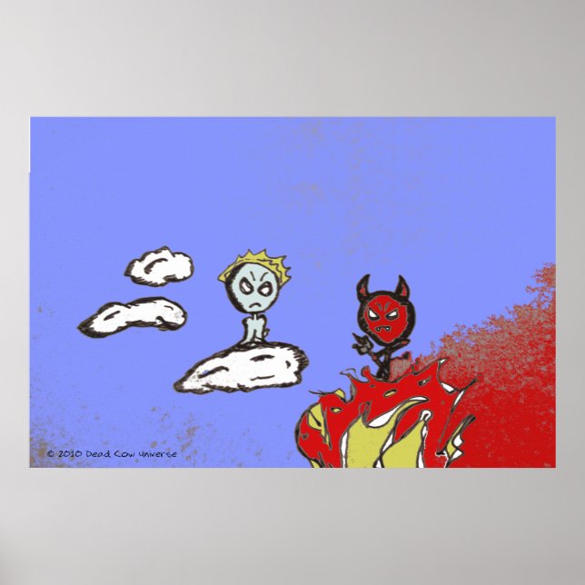 Poster du ciel et de l'enfer (Devant)