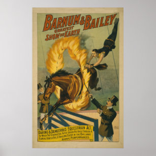 Poster du Cirque du Cheval flamboyant