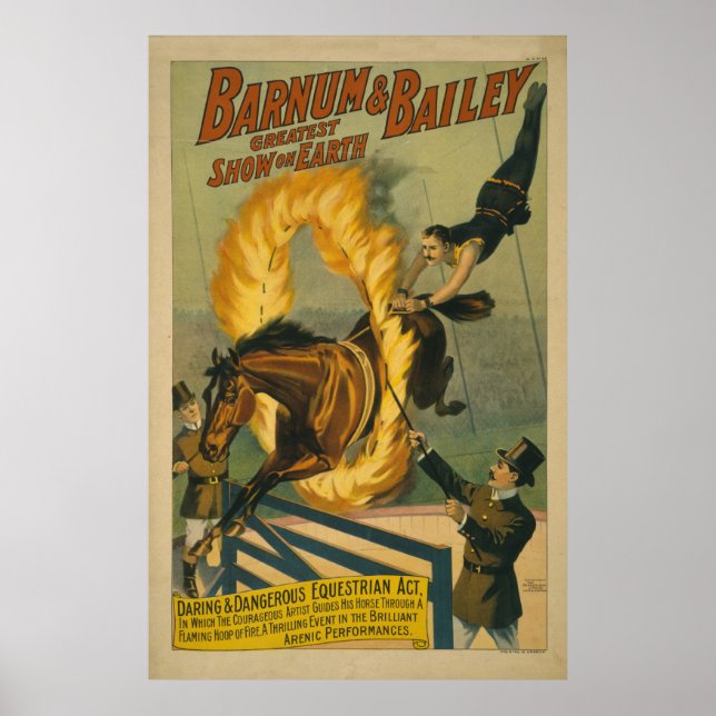 Poster du Cirque du Cheval flamboyant (Devant)