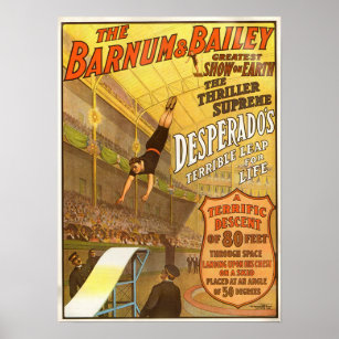 Poster du Cirque Thriller Supreme Desperado