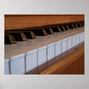 Poster du clavier de piano