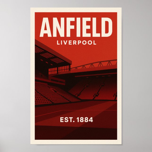 Poster du club de football de Liverpool (Devant)