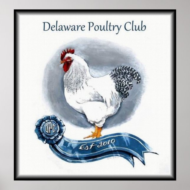 Poster du club de volaille du Delaware (Devant)
