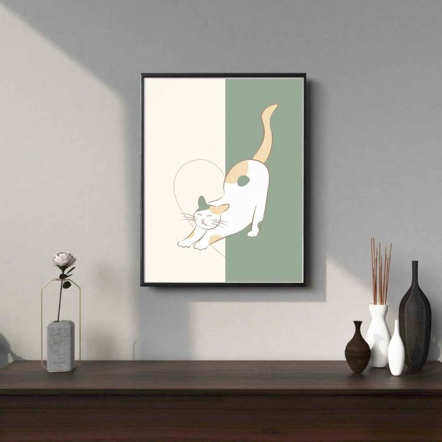 Poster du coeur de chat (Créateur téléchargé)