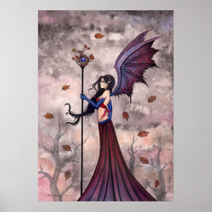 Poster du Coeur de l'Automne Gothique Fée Vampire