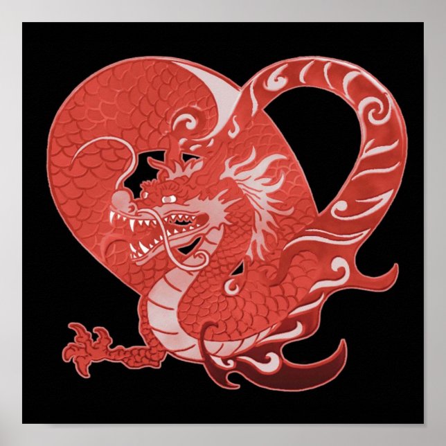 Poster du coeur du dragon (Devant)