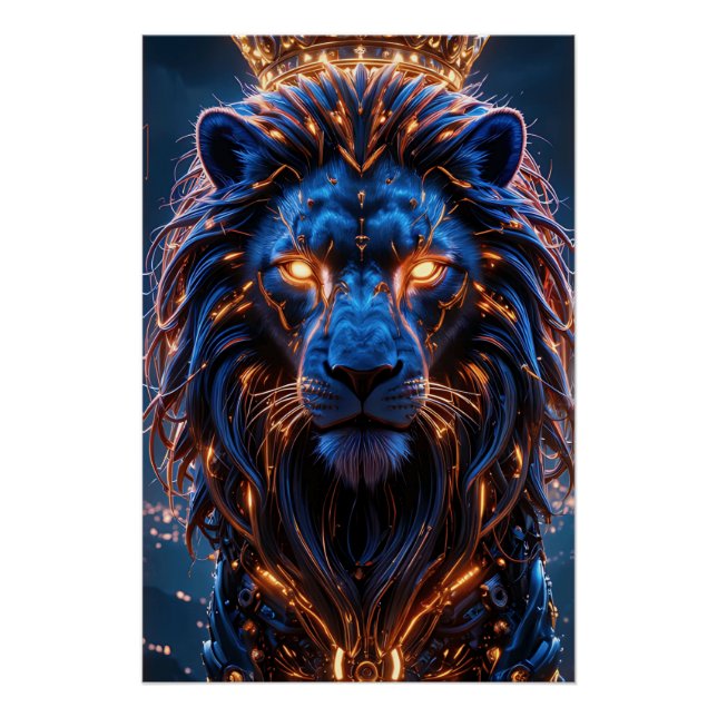Poster du Coeur d'un Roi - Cyber Lion (Devant)