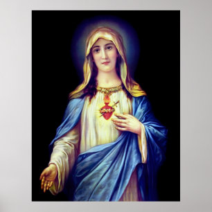 Poster du Coeur Immaculé de Marie