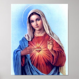Poster du Coeur Immaculé de Marie