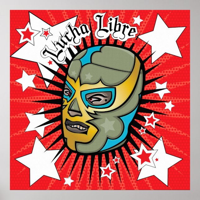 Poster du colassal Lucha Libre Wrestler ! (Devant)