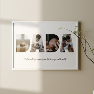 Poster du collage photo Dada