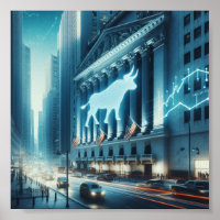Poster du commerce stock