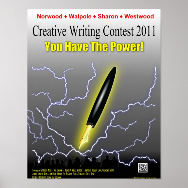 Poster du concours d'écriture jeunesse 2011 (Devant)