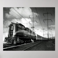 Poster du Congrès des chemins de fer de Pennsylvan