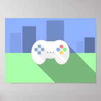 Poster du contrôleur de jeu vidéo