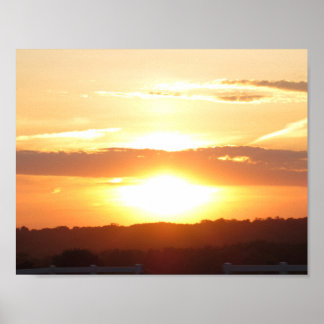 Poster du coucher du soleil