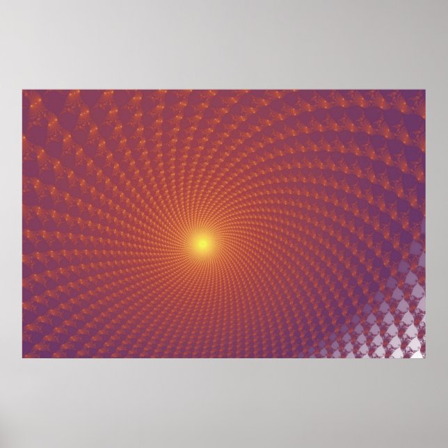 Poster du coucher du soleil (Devant)