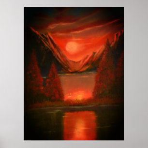 Poster du coucher du soleil