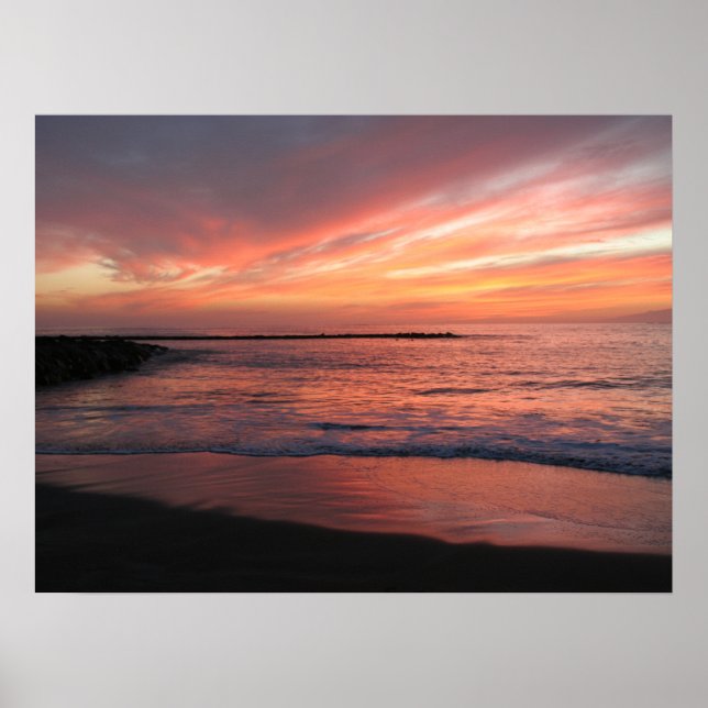 Poster du coucher du soleil (Devant)