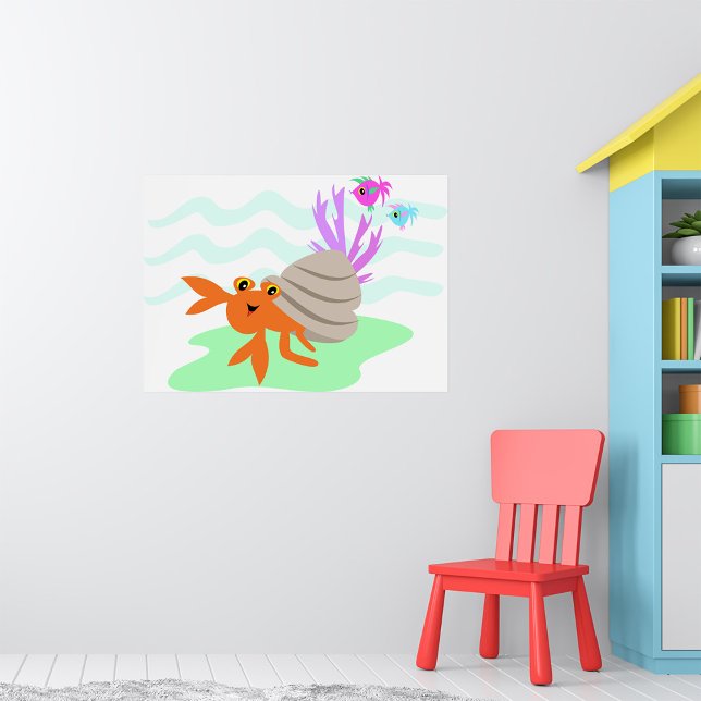 Poster du crabe Hermite (Créateur téléchargé)