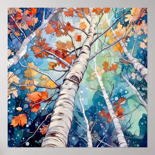 Poster du décor de la forêt de nuit (Devant)