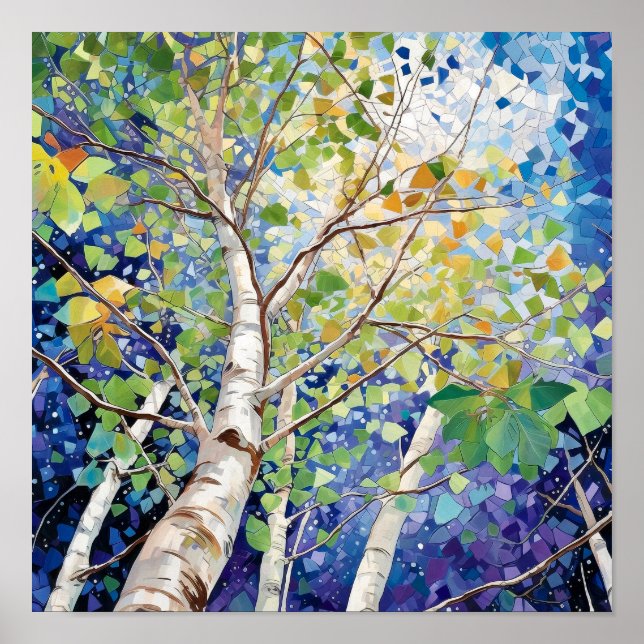 Poster du décor de la forêt de nuit (Devant)