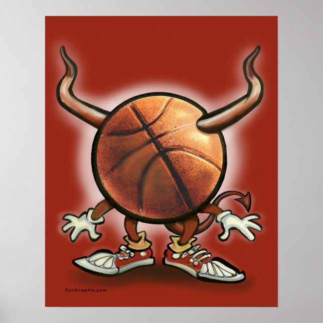 Poster du démon de basket-ball (Devant)