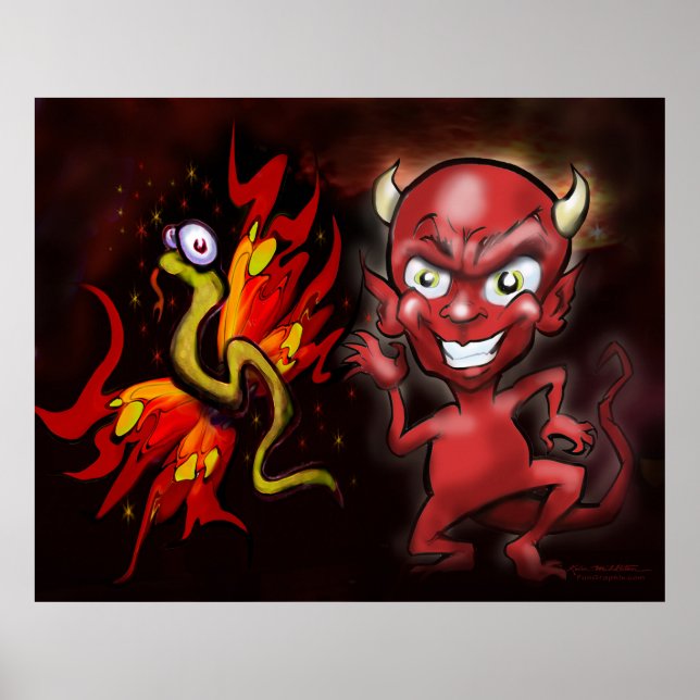 Poster du démon et du papillon (Devant)