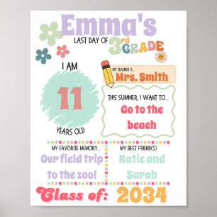 Poster du dernier jour de l'école