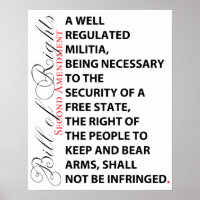 Poster du deuxième amendement