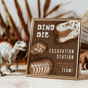 Poster du Dino Dig Dinosaur Excavation Station