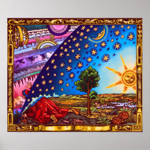 Poster du Dôme de Flammarion (avec bordure)