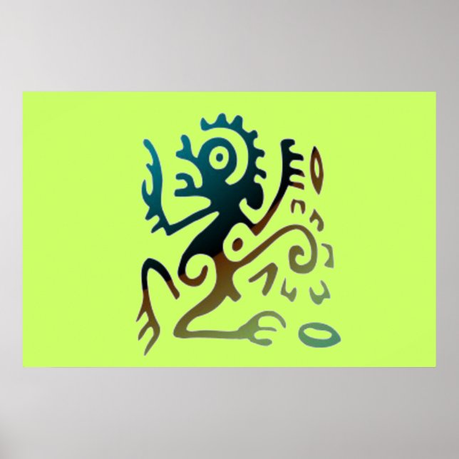 Poster du dragon de tatouage (Devant)