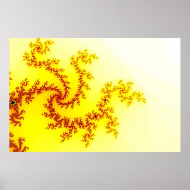 Poster du dragon jaune (Devant)
