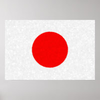 Poster du DRAPEAU JAPON