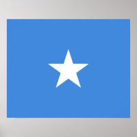 Poster du drapeau somalien