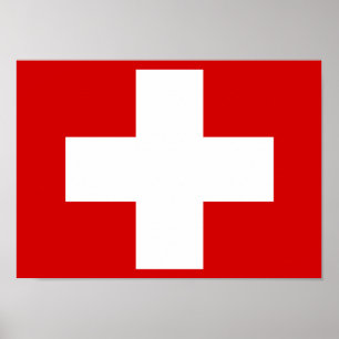 Poster du drapeau suisse