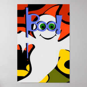 Poster du fantôme d'Halloween