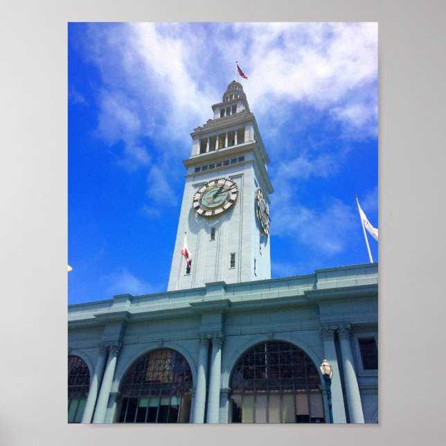 Poster du Ferry Building #18 de San Francisco (Devant)