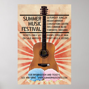 Poster du festival de musique rétro
