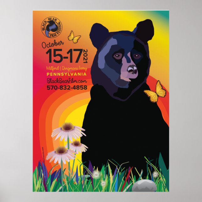 Poster du Festival du film de l'ours noir 2021 (Devant)