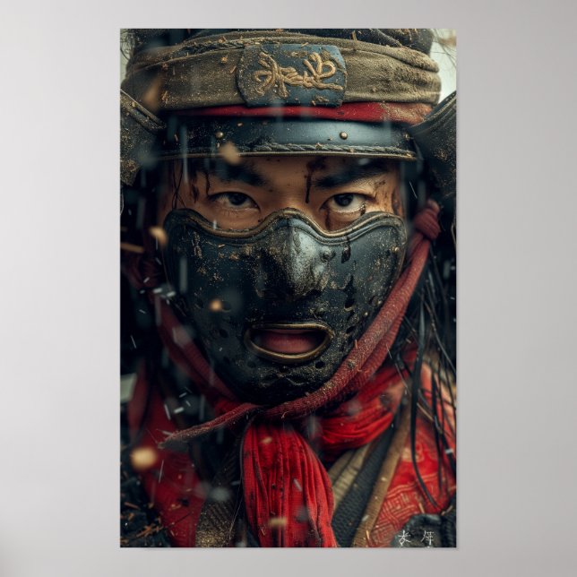 Poster du film d'horreur Samurai noir - Style goth (Devant)