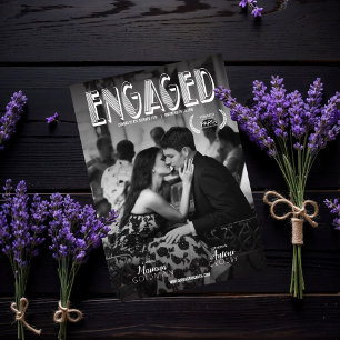 Poster Du Film Enregistrer La Date Faire-part Phot